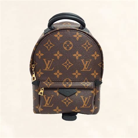 louis vuitton calfskin palm springs backpack mini straps black|Louis Vuitton monogram mini backpack.